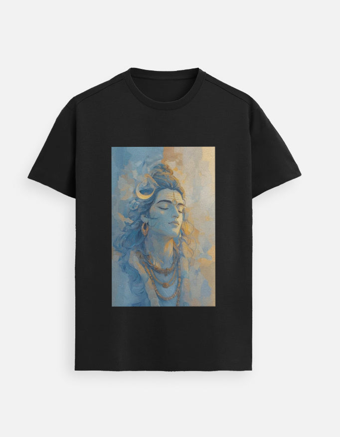 Rudra Vibe half multicolor T-shirt